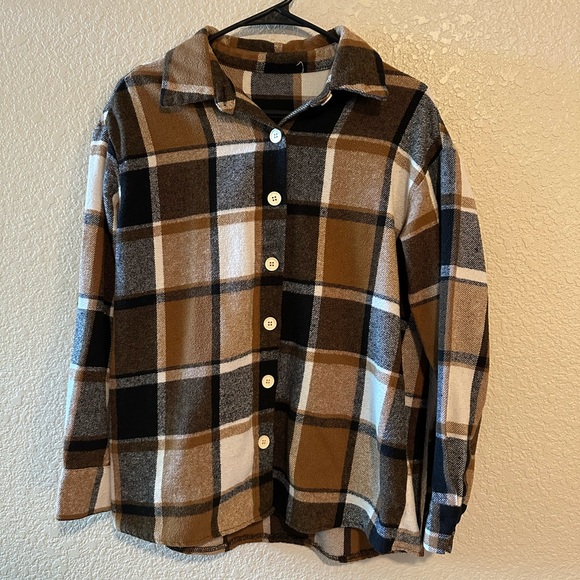 Plaid Button-Up Flannel - Picture 2 of 3